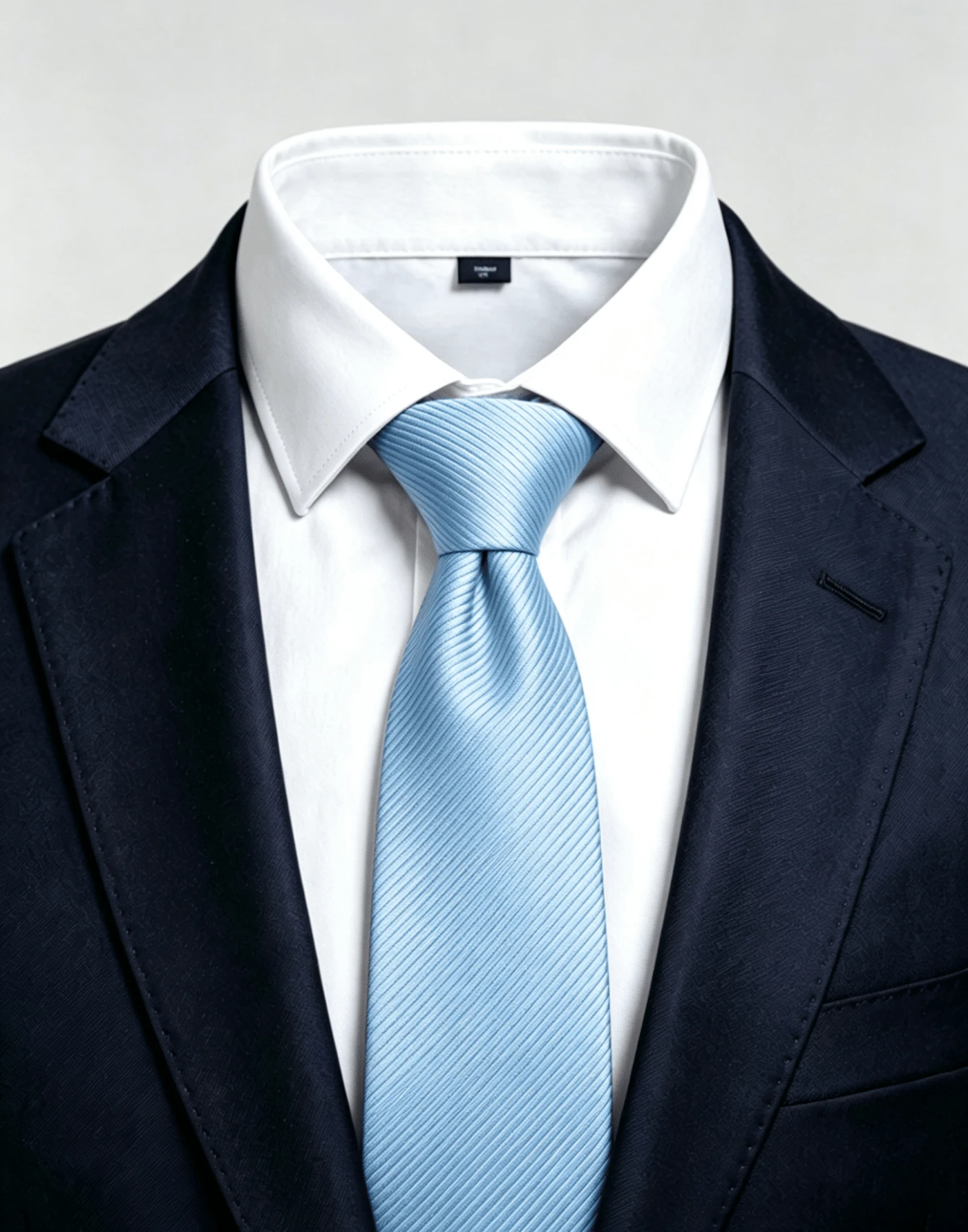 Men's Casual Ties, Perfect For Gifting To Friends. Slim (5.5cm) - 淺藍色 - 查看 1
