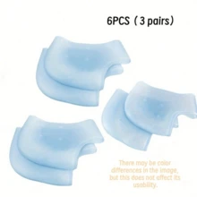 2/4/6 Pairs Gel Heel Protectors, Unisex Gel Heel Pads, Soft & Comfortable Silicone Heel Sleeves, Foot Protection For Outdoor Activities - Quantity - View 9