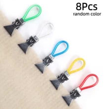 Stainless Steel Towel Clips, Multi-Function Hanging Hooks, Colorful Storage Clips, Bathroom Clips, Shower Curtain Clips, Beach Towel Clips, Tie Clips, Metal Duck Mouth Clips, Daily Metal Clips - Multicolor - View 14