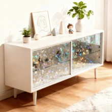 1 cuộn/2 cuộn màng dán tự dính phản quang bạc óng ánh, chống thấm nước, kích thước 300*21cm. Cuộn vinyl phản quang và dụng cụ gạt bằng nhựa. Thích hợp cho nhãn ảnh, đồ thủ công DIY. - Cuộn kính vỡ - Xem 6