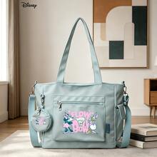Disney Minnie Mouse & Daisy Duck "Flow With The Bow" Themed Light Blue Casual Multi-Functional Large Capacity Tote Bag 2 Pieces Set With Coin Purse, Multi-Way Carry, Ideal For Daily Commute, Storage, Campus Life And Outdoor Activities - Blue - View 6