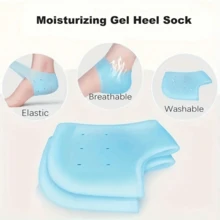 2/4/6 Pairs Gel Heel Protectors, Unisex Gel Heel Pads, Soft & Comfortable Silicone Heel Sleeves, Foot Protection For Outdoor Activities - Quantity - View 4
