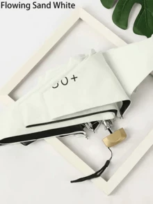 16 Colors Available, This Minimalist Pocket Umbrella Series Presents A Simple And Low-Key Luxury And Elegant Style. Fashionable Design Provides UPF 50+ Advanced UV Protection, Suitable For Sunny And Rainy Days. Campus Essential - Flat Iron Umbrella - View 19