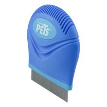Fancy Pets Peine Antipulgas para Perros - Remueve Pulgas, Huevos y Residuos - Para Todo Tipo de Pelaje - Azul - Ver 3