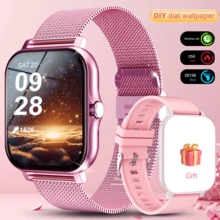 1pc Unisex Smart Watch With Steel Strap, 1.83" Touchscreen, Calling Function, Alarm, Message Reminder, Multiple Sports Modes, Distance Tracking, Step & Calorie Counter, USB Charging, 240P Display, 180mAh Li-Ion Battery, Suitable As Holiday Gift - Multicolor - View 6