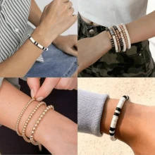 Bộ 24 miếng đất sét mềm tự làm để tạo vòng tay, vòng cổ, dây đeo điện thoại, mặt dây chuyền, móc khóa, bông tai. - Nhiều màu - Xem 5