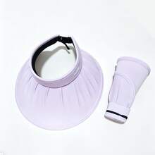 1 pieza Nuevo sombrero de sol plegable para mujer, sombrero versátil de protección UV para verano, adecuado para correr, golf, playa, senderismo y otros escenarios, estilo casual y deportivo, accesorio ideal para el transporte diario y la aventura al aire libre - Multicolor - Ver 15