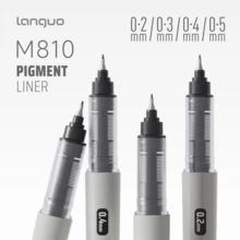 1pc Liquid Liner Pen, Waterproof Manga Outlining, Hand-Drawing Design, Black Smooth Sketching Pen, Art Supplies Marker, Bleed-Proof, Back To School - Direct Liquid Drawing Pen - View 6