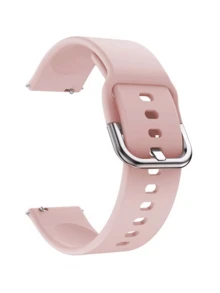 20mm Silicone Smartwatch Band With Quick Release Buckle - Compatible With Samsung Galaxy Watch 3/4/5/7, Active 2, S2/S3, GT, GTR - Colorful Replacement Strap, Smartwatch Accessories | Smooth Band | Smooth Band Surface - Multicolor - View 1