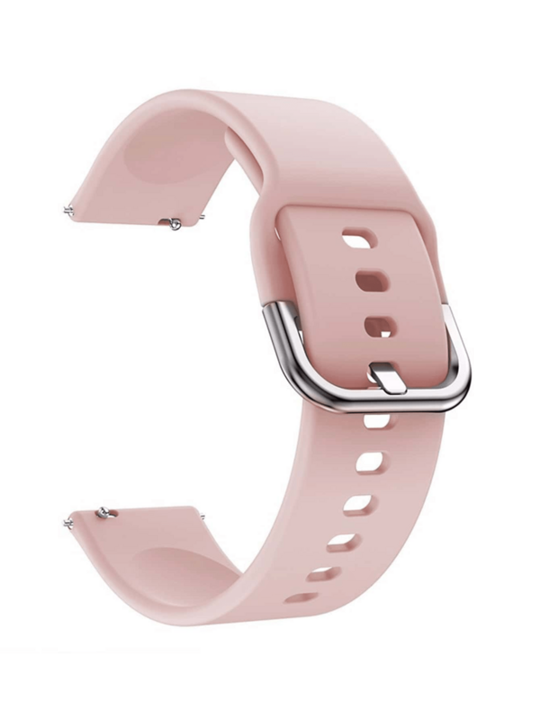 Curea de ceas inteligent din silicon de 20 mm cu cataramă cu eliberare rapidă - Compatibilă cu Samsung Galaxy Watch 3/4/5/7, Active 2, S2/S3, GT, GTR - Curea de schimb colorată, Accesorii pentru ceas inteligent | Curea netedă | Suprafață netedă a curelei