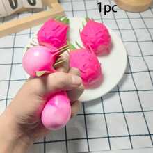 1pc 2026 New Pitaya Squeeze Toy, Fun And Inexpensive Stall Exploding Model, Stress Relief Interesting Fruit - Multicolor - View 11