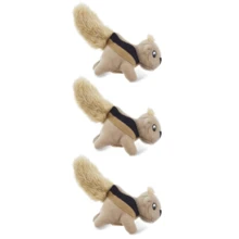Hide-A-Squirrel Dog Toy – Interactive 2‑In‑1 Plush Puzzle With 3 Squeaky Removable Squirrels, Small - Con sóc - Xem 8