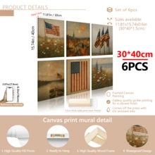 Conjunto de 6 pôsteres vintage para parede, estampas do 4 de julho, arte de parede estilo galeria americana neutra, arte floral, fogos de artifício, decoração para o Dia da Independência dos Estados Unidos | Decorações para o 4 de julho | Arte para o Dia da Independência | Impressão de parede com fogos de artifício do 4 de julho, com ou sem moldura, decoração de quarto, decoração de casa, presente ideal para inauguração de casa, decoração de apartamento/dormitório universitário, presentes para decoração de parede em hotel, casa, sala de estar, quarto, banheiro e escritório - A - Ver 17