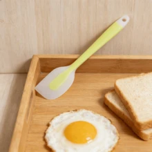 Bộ thìa silicon dẻo dùng cho chảo chống dính, chịu nhiệt 450°F, có đường nối liền mạch, dùng được trong máy rửa chén, màu xanh lá cây, bộ 2/4/6 chiếc - Màu xanh chanh - Xem 7