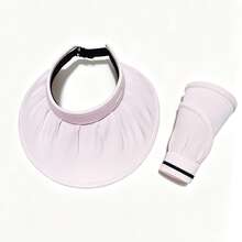 1 pieza Nuevo sombrero de sol plegable para mujer, sombrero versátil de protección UV para verano, adecuado para correr, golf, playa, senderismo y otros escenarios, estilo casual y deportivo, accesorio ideal para el transporte diario y la aventura al aire libre - Multicolor - Ver 14