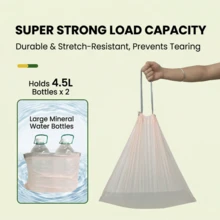 30pcs Multi-Purpose Trash Bags, Heat-Resistant Kitchen Garbage Bags For Storage & Travel, Durable Waste Basket Liners For Home And Office - 90 chiếc (3 gói) - Xem 6