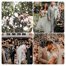 1000 Peças de Confetes em Formato de Coração Branco, Essencial para Atmosfera Romântica em Casamentos, Pedidos de Casamento, Festas de Aniversário e Mais, Criando Instantaneamente uma Cena Suave e Sonhadora. A Cor Branca Pura Traz um Filtro Limpo e Puro, Misturando-se Perfeitamente em Casamentos, Pedidos de Casamento, Fotos de Registro de Casamento, Festas de Aniversário, Sessões de Fotos de Formatura e Mais - A - Visão 2