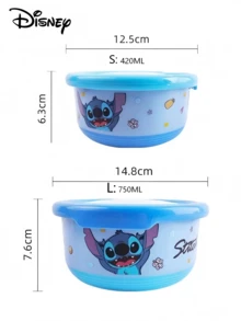 1 hộp cơm bento hình hoạt hình Stitch của Disney, hộp cơm trưa dung tích lớn, bát chống rò rỉ chịu nhiệt dễ thương dành cho học sinh, bát súp, bát ngũ cốc, bộ đồ ăn tái sử dụng, món quà tuyệt vời cho sinh nhật, tựu trường, đám cưới, ngày lễ. - Nhiều màu - Xem 4