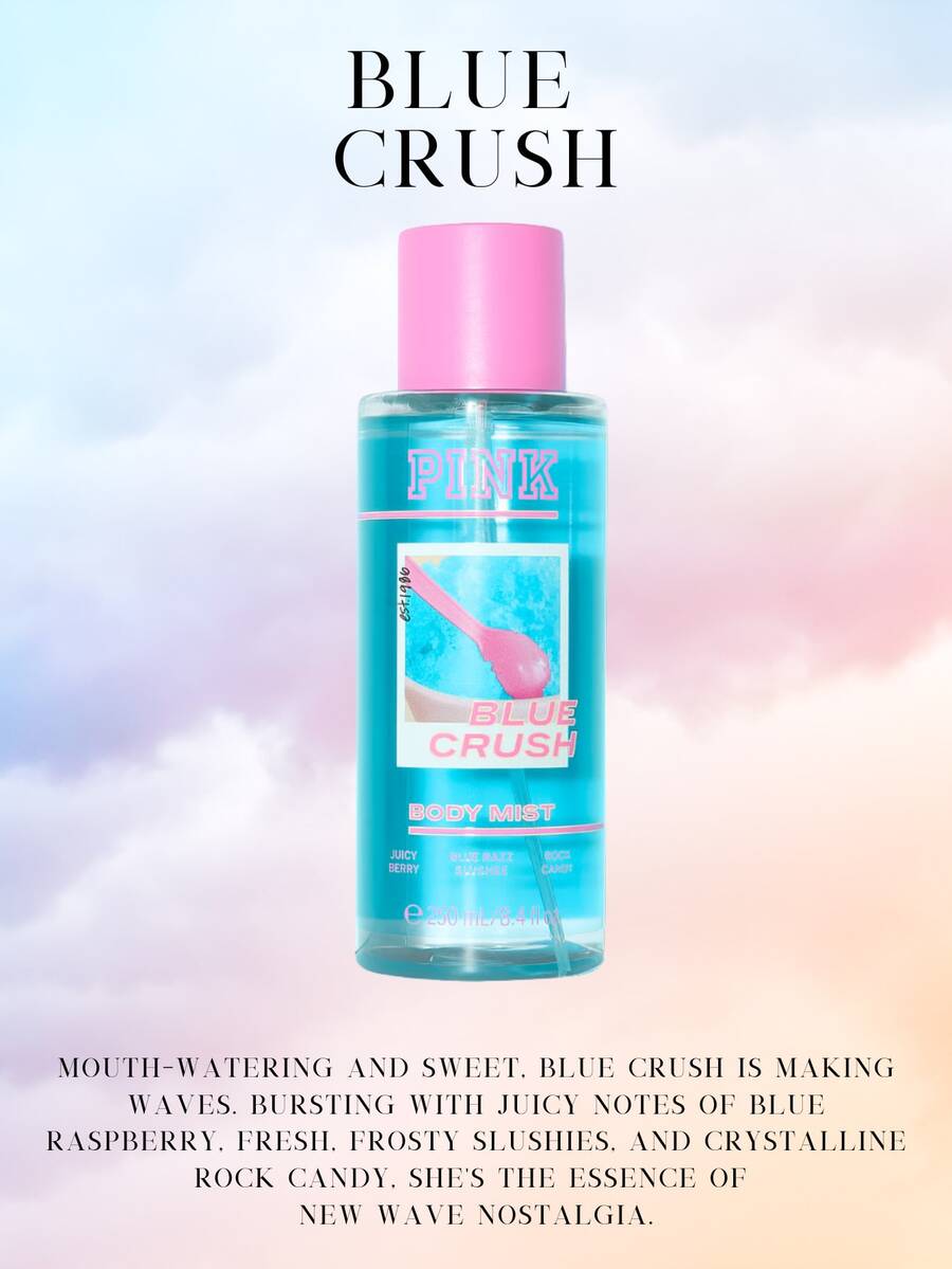 Victoria's Secret VS Body Mist Fine Fragrances Pink Perfume Bombshell Sexy - 藍色熱情 - 查看 1