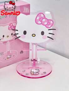 SANRIO Giá đỡ đa năng Hello Kitty & My Melody Sweet Series - Giá đỡ điện thoại, giá đỡ điện thoại để bàn dễ thương, giá đỡ máy tính bảng đa năng, giá đỡ đầu giường kiểu dáng thanh lịch, di động và có thể gập lại. - ủng hộ - Xem 4