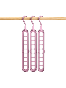 3pcs Multi-Functional 9-Hook Rotating Hooks, Suitable For Home Closet And Storage Rack; Decorative Hooks Perfect For Autumn, Holidays, Room Decor, Home Decor And Bedroom Decor - Multicolor - View 9