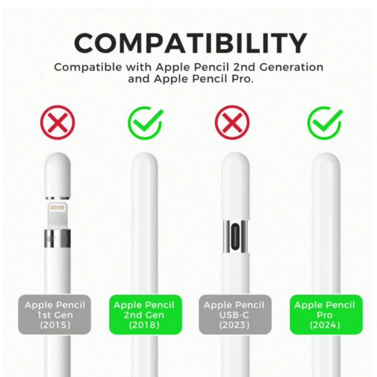 矽膠保護套 適用於 Apple Pencil Pro 與第 2 代 筆身保護套配件 - 彩色 - 查看 3