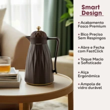 Veneza Bravatti 1L FastClick Thermal Bottle - Hot And Cold - 米色 - 查看 8