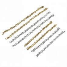 30 chiếc dây nối dài bằng thép không gỉ, kích thước 3x2mm, dài 50/70mm, dùng để nối vòng cổ, vòng tay và tự làm trang sức. - Chuỗi đuôi - Xem 7