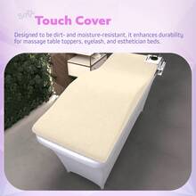 Lash Bed Topper – Ergonomic Memory Foam Pad With Plush Cover, Spa Table Cushion For Eyelash Tech, Salon Mattress For Beauty Beds, Compatible With Massage And Spa Setups – 28/70" (71/178 Cm) - Beige - View 6