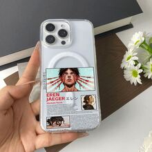高透明アクリル製ソフトフォンケース、傷に強く、黄ばみ防止、レンズを完全に保護、Apple モデルと互換性あり、エッジを完全にカバーして指紋防止、シンプルで多用途なデザイン。 エレン・イェーガーケース  11  17e 手机壳  17e 手机壳 家族、恋人、友人、そして子供たちへのプレゼントに最適です。  15 Plus/S25/13/15/16/16 Plus/12 Pro Max/Apple  Air/14 Pro Max/S22 Ultra/12 Pro/S24 FE/S25 Edge/17 Pro Max/ 13 pro/S23/S24 Ultra/S25 Ultra/13 Pro Max/14 Plus/S22 Plus/16e/14/S22/15 Pro/12/S24/S23 FE/17e/17 Pro/11 Pro Max/S23 Ultra/14 Pro/17/15 Pro Max/16 Pro Max/16 Pro/11 Pro - クリア - チェックする 18