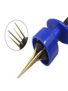 1pc Fishing Clip With 2pcs Elastic Rubber Bands, Designed For Worm Bait, Suitable For Handmade Particle Bait, Applicable For Freshwater And Saltwater Fishing, Battery-Free - Multicolor - View 7