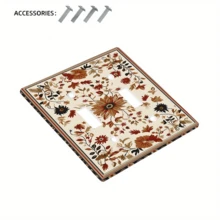 Bohemian Style Retro Carpet Pattern Light Switch Cover, Home Decor For Bedroom, Kitchen - Multicolor - View 9