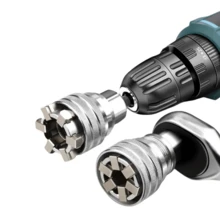 Ống ren đa năng 3/8 inch 10-19 mm, đầu tuýp lục giác điều chỉnh được, dụng cụ sửa chữa ống ren. - A - Xem 6