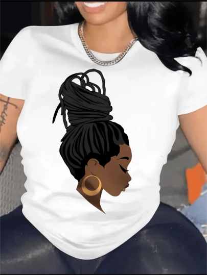 Summer Tops For Women,Tropicoqueta Outfits,Black Y2K Graphic Fashion Round Neck Sports Short Sleeve T-Shirt Top Women's Athletic WearLoose And Comfortable Blusas Bonitas De Mujer