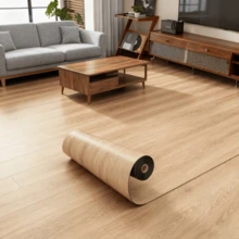 1 rollo de 40 cm x 3 m de papel tapiz autoadhesivo con diseño de grano de madera - Papel tapiz grueso con grano de madera, se puede pelar y pegar, adecuado para sala de estar, cocina, dormitorio, oficina y varios pisos interiores - A - Ver 3