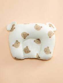 1pc Cute Printed Baby U-Shaped Lightweight Thin Small Pillow, Soft Comfortable Anti-Flat Head Neck Support Pillow, All Season - Multicolor - View 7