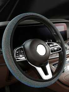 Funda brillante para volante de coche - Decorada con deslumbrantes rhinestones, protector de volante y decoración interior para coches y SUV, se ajusta a ruedas de 37-38 cm, decoración interior de coche brillante para mujeres, accesorio interior de coche - Diamante - Ver 7