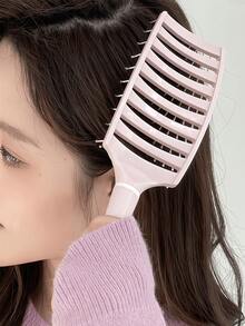 1 chiếc lược rỗng cho nữ, màu đen, dùng để đốt nhang muỗi, lược massage da đầu, lược chải tóc khô và ướt. - Màu xanh hải quân - Xem 7