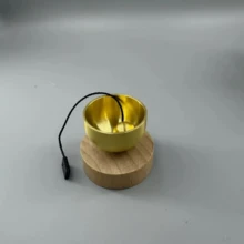 迷你颂钵套装（1个） - 冥想颂钵，音色清脆悦耳，适合瑜伽、冥想，独特礼品 - 彩色 - 查看 6