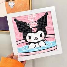 Panini Sanrio Character 5D Diamond Painting Kit With Frame, Kuromi, Cinnamoroll, Hello Kitty Full Drill Diamond Art Handmade Home Decor Gift - Sets - View 16