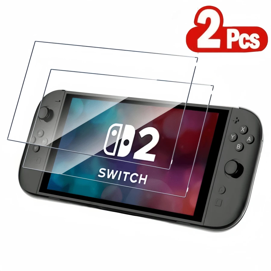 Multiple Pack, Suitable For Nintendo Switch 2nd Generation, 2025 Model 9H Tempered Glass Screen Protector, Scratch-Resistant High-Definition Clear Protective Film, Comes With Installation Tools, Easy To Apply Without Bubbles - View 1