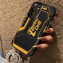 empaque industrial negro y dorado de taladro S25 S24 S23 S22 S21  S20 FE Ultra Plus 4G 5G Ultra/ Pixel 7a/ Pixel 7 Pro/ Pixel 7/ Pixel 8/ Pixel 8 Pro/ Pixel 8a 5G/Galaxy A03s/Galaxy A03/Galaxy A04E/Galaxy A04/Galaxy A05S/Galaxy A05/Galaxy A06 4G/Galaxy A12 4G/Galaxy A13 5G/Galaxy A21 S/Galaxy A24 4G/Galaxy A32 4G/Galaxy A34/Galaxy A30/Galaxy A53 - Blanco - Ver 37
