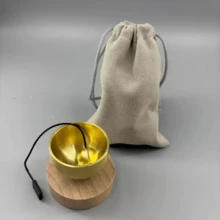 迷你颂钵套装（1个） - 冥想颂钵，音色清脆悦耳，适合瑜伽、冥想，独特礼品 - 彩色 - 查看 12