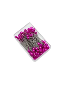 100pcs Beaded Sewing Needles Set, 4.1cm Straight Pearlescent Needles, Multi-Color Options, Portable Sewing Tool Suitable For Clothing Making, Patchwork, Doll Making, Suitable For Sewing Beginners, Home DIY Enthusiasts, Students Handicraft - Pearl Needle Box Packaging - View 10