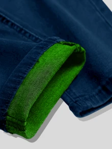 2-Pack Men's Street Style Ripped Stretch Slim Fit Straight Leg Jeans - Blue + Black - View 6