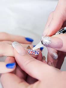 1/4pcs Nail Art Dotting Pen Wax Pencil Set Rhinestone Picking Up Tool Drill Pickup Pen Stick For Nail Art Decoration & DIY Manicure Accessories - Multicolor - View 7
