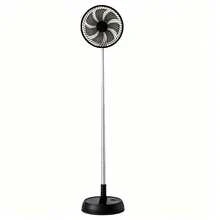 Outdoor Foldable Tabletop Electric Fan For Camping Household Use Wireless Remote Control Silent Operation Timing Function Left And Right Rotation 7200mAh Vertical Design 8-Inch USB Aluminum Alloy - 檯面風扇 - 查看 12