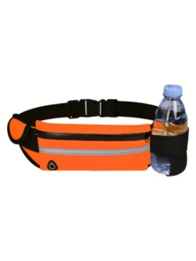 1pc Outdoor Sports Waist Bag, Elastic Waist Belt Pouch For Running Cycling Fitness, Multi-Function Phone Storage Bag For Men & Women - Multicolor - View 3