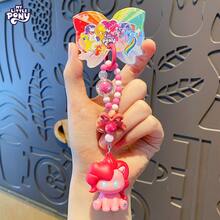 Hasbro 1个可爱卡通包包挂饰，时尚服饰配饰吊坠 - 彩色 - 查看 5