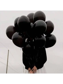 94pcs/Set Solid Color Decorative Balloon Wreath, Black Latex Balloon Arch Set, Suitable For Party Decoration, Christmas - 18 YEARS - View 6